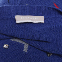 Stefanel Jumper nel blu / grigio / rosso