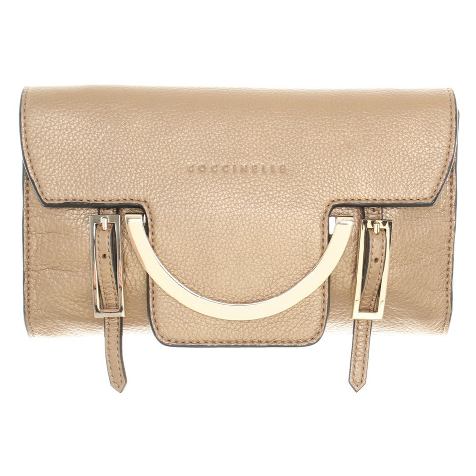 Coccinelle Goldfarbene Clutch - Second Hand Coccinelle Goldfarbene ...