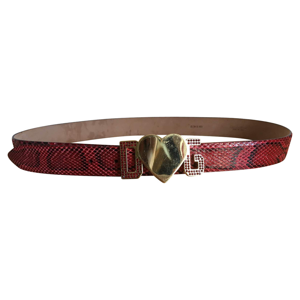 Dolce & Gabbana Snakeskin belt