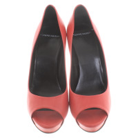 Pierre Hardy Peep toes en cuir orange