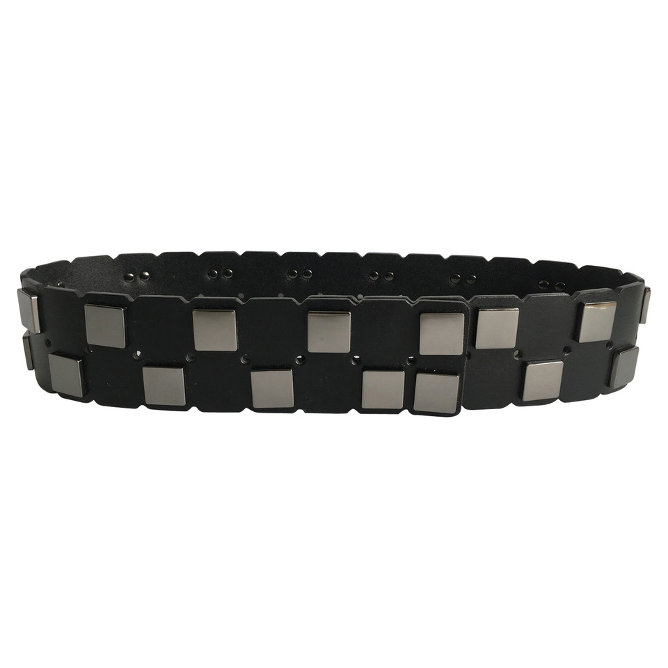 Karl Lagerfeld Leather belt with studs