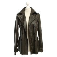 Burberry Leather jacket in a trenchcoat design