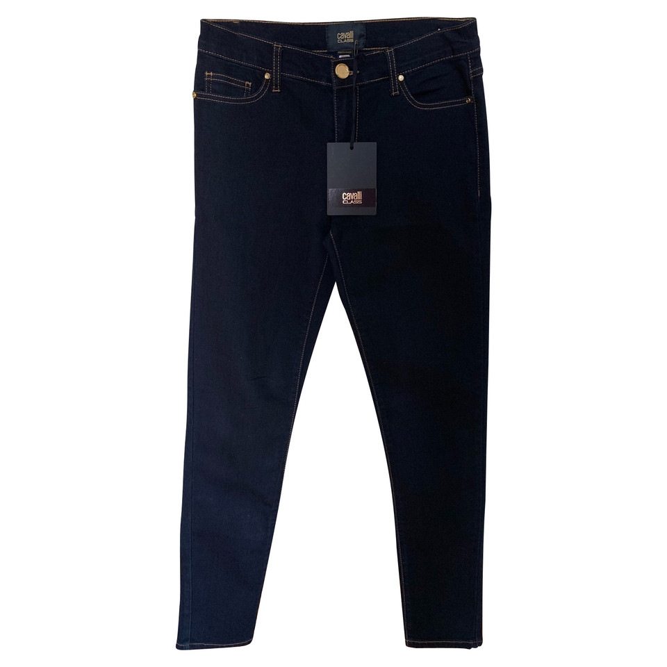 Roberto Cavalli Jeans in Cotone in Blu