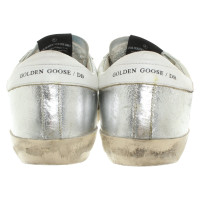 Golden Goose Sneakers in argento / beige
