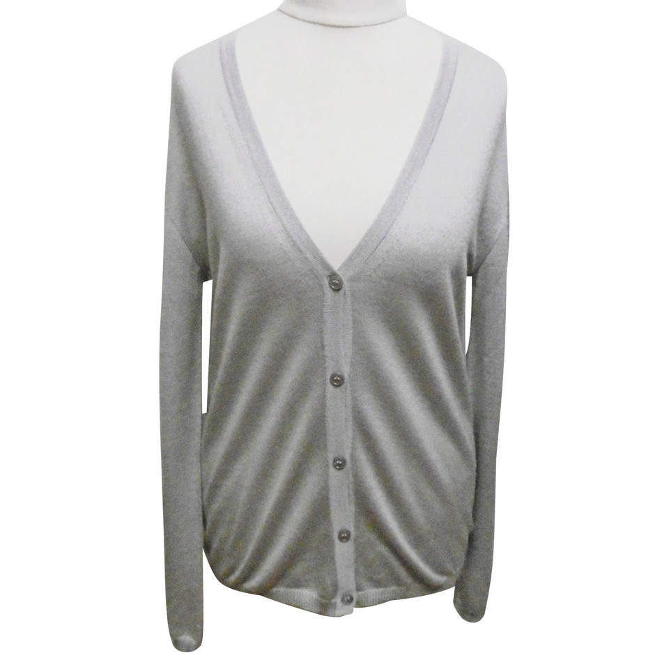 Jil Sander Giacca/Cappotto in Cotone in Grigio