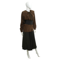 Other Designer Louis Féraud - Costume in Black / Brown