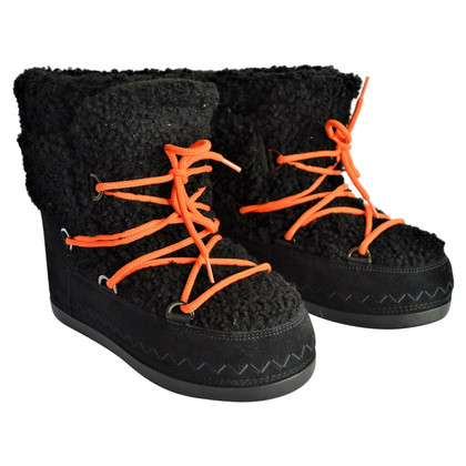 Bogner Boots Fur in Black