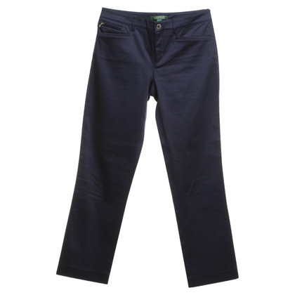 Ralph Lauren trousers made of satin in 7/8 length