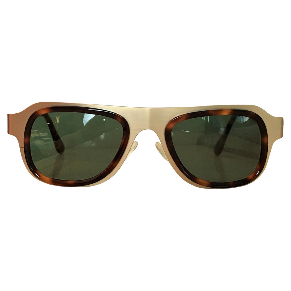 Maison Martin Margiela Sunglasses in bright gold and brown