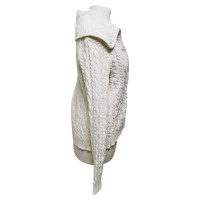 Christian Dior Jacke/Mantel aus Baumwolle in Weiß