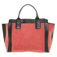 Chloé "Alison Leather Tote" in red