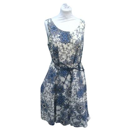 Max Mara Studio Kleid aus Baumwolle in Blau