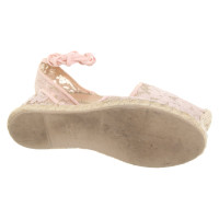 Valentino Garavani Slippers/Ballerina's in Roze