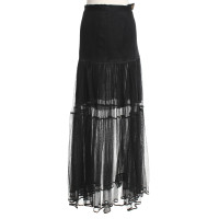 Chanel Tulle jupe en noir