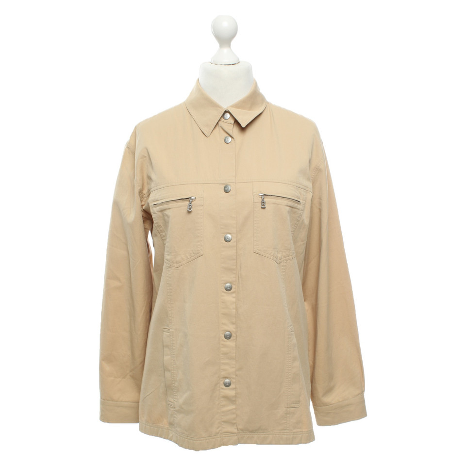 Bogner Jacke/Mantel aus Baumwolle in Beige