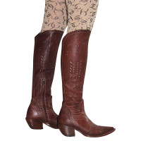 Ermanno Scervino Boots Leather in Brown