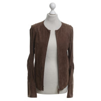 Luisa Cerano Leather jacket in brown