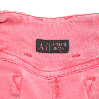 Armani Jeans Jeans aus Baumwolle in Rot
