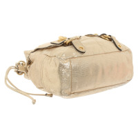 Juicy Couture Handbag Suede in Gold