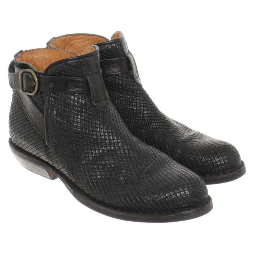 Fiorentini & Baker Bottines en Cuir en Noir