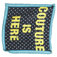 Juicy Couture Silk scarf with motif print