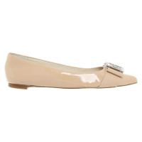 Michael Kors Slipper/Ballerinas aus Leder in Nude