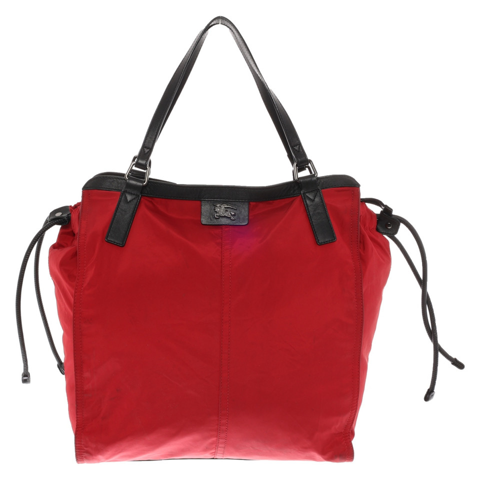 Burberry Shopper in Rood