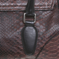 Jil Sander Reptile leather handle bag