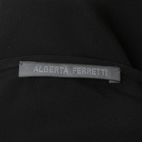Alberta Ferretti Animal-print silk blouse