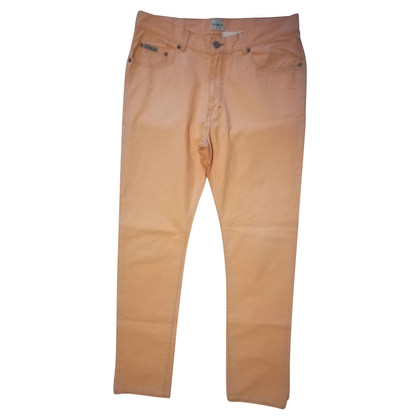 Calvin Klein Jeans Trousers Cotton in Gold