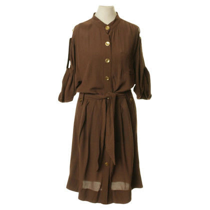 Tara Jarmon Dress Viscose in Brown