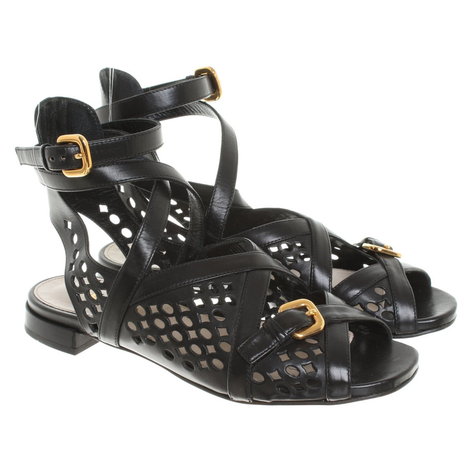 Prada Leren sandalen