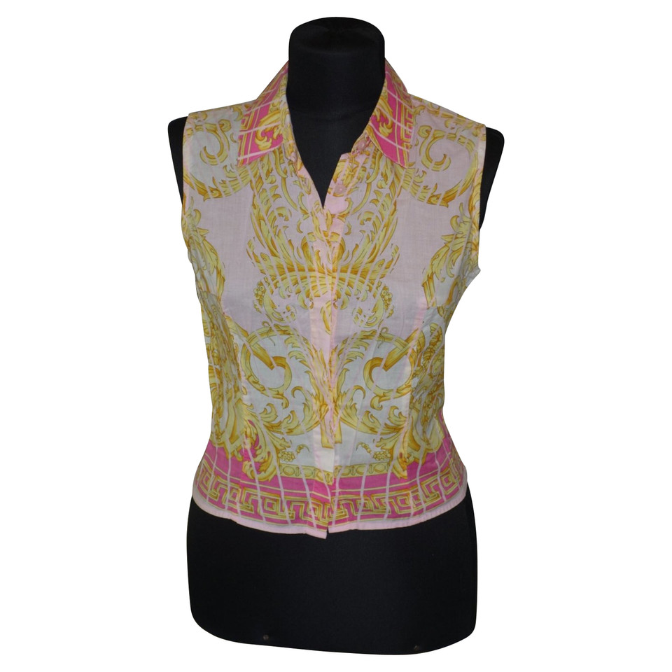Versace Bluse mit Muster