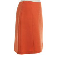 Strenesse Knielanger skirt in orange