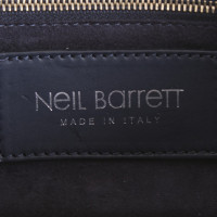 Neil Barrett Borsa a spalla in blu scuro