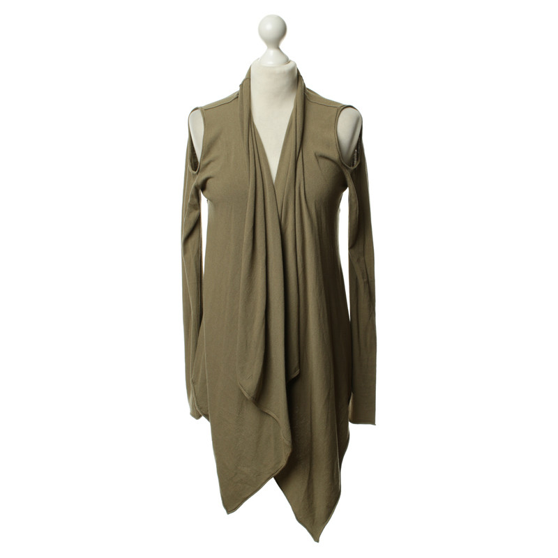 Donna Karan Strickjacke in Khaki