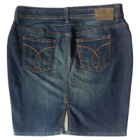 Calvin Klein Rock aus Jeansstoff in Blau