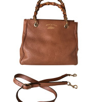 Gucci Bamboo Bag in Pelle in Color carne
