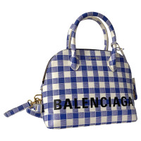 Balenciaga Handbag Leather in Blue