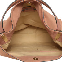 Coccinelle Suede handbag in sepia