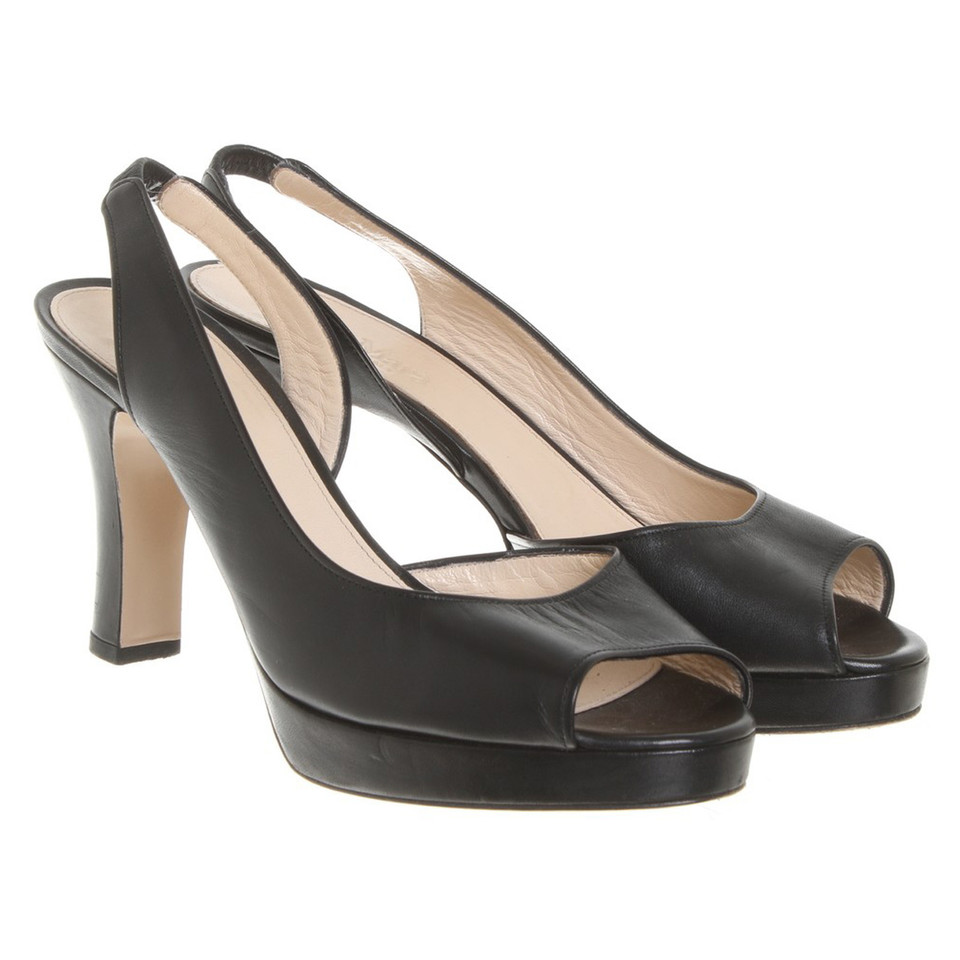 Max Mara Sandales en noir