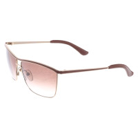 Salvatore Ferragamo Lunettes de soleil en brun