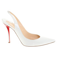 Christian Louboutin Slingbacks in bianco