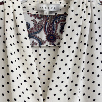 Sandro Silk dress with pattern