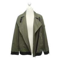 Mc Q Alexander Mc Queen Jacket/Coat Cotton in Green