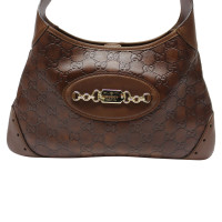 Gucci Shopper in Pelle in Marrone