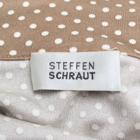 Steffen Schraut zijden jurk met patroon