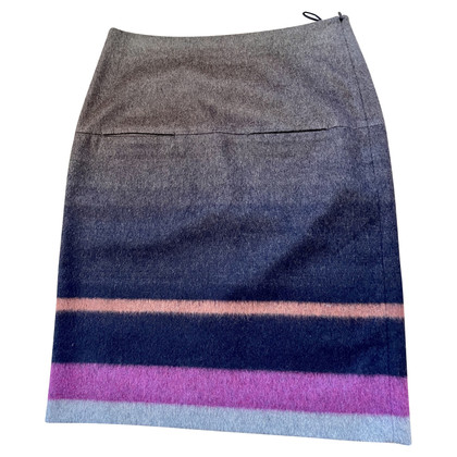 René Lezard Skirt Wool in Brown