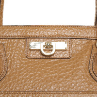 Dkny Handbag Leather in Beige