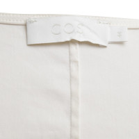 Cos Dress in cream white / grey